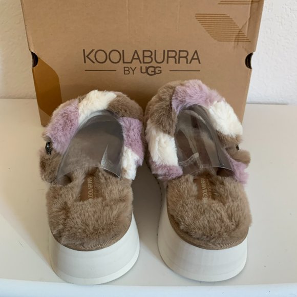 NEW Koolaburra by UGG Ya-Baby Slide Sandals Slip-On Platform Amphora Size 8 - Picture 3 of 6